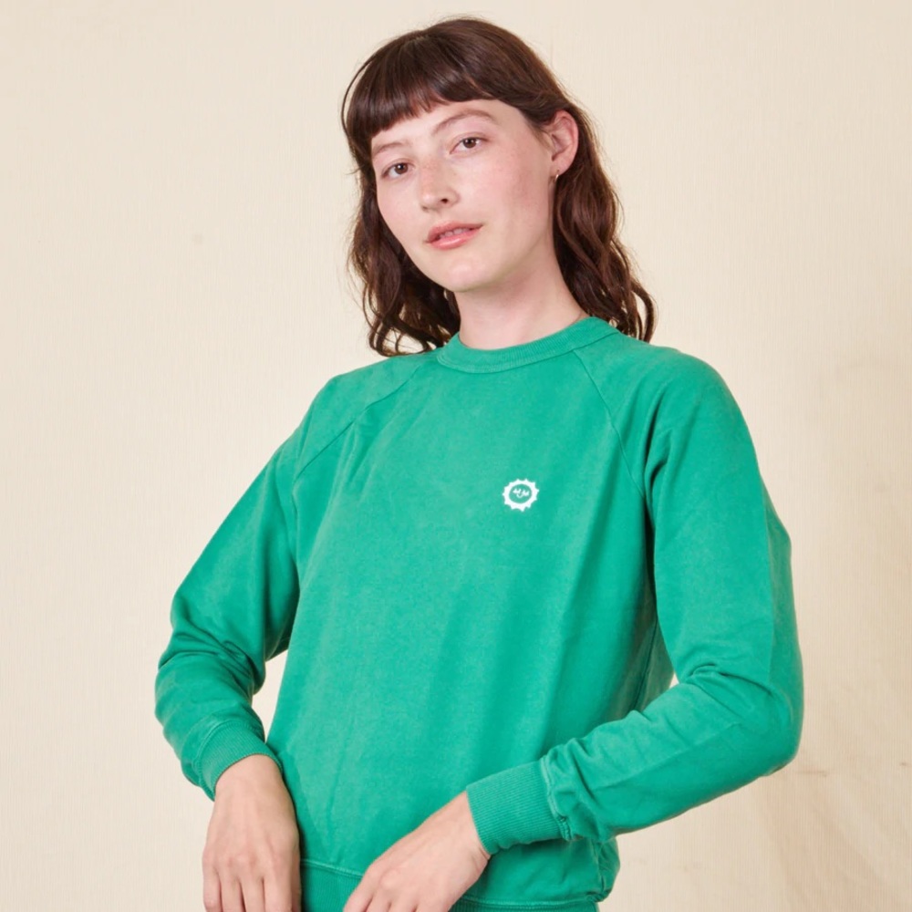 Big Bud Press Seafoam Green Crewneck Sweatershirt - Small